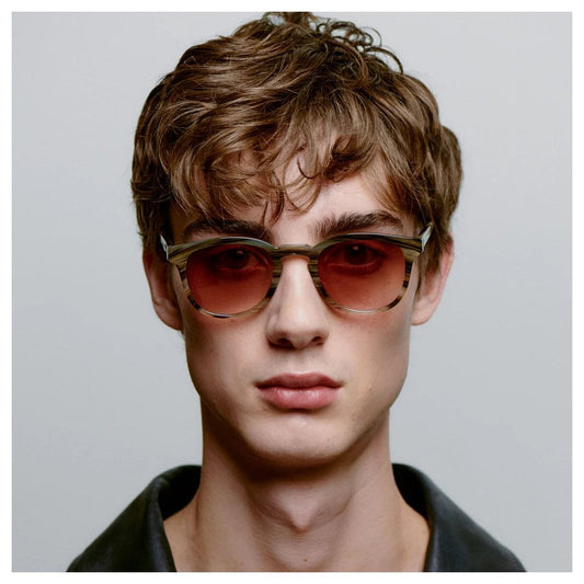 Bate Sunglasses - Striped Horn