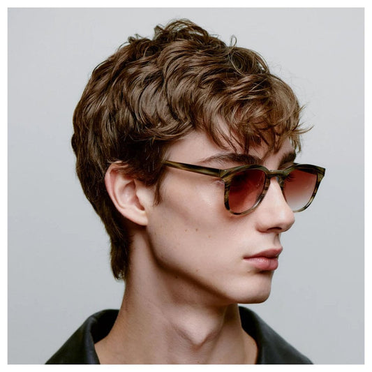 Bate Sunglasses - Striped Horn
