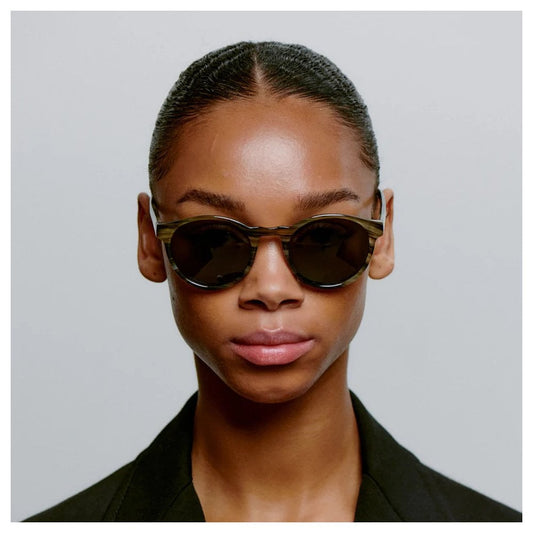 Marvin Sunglasses - Striped Horn