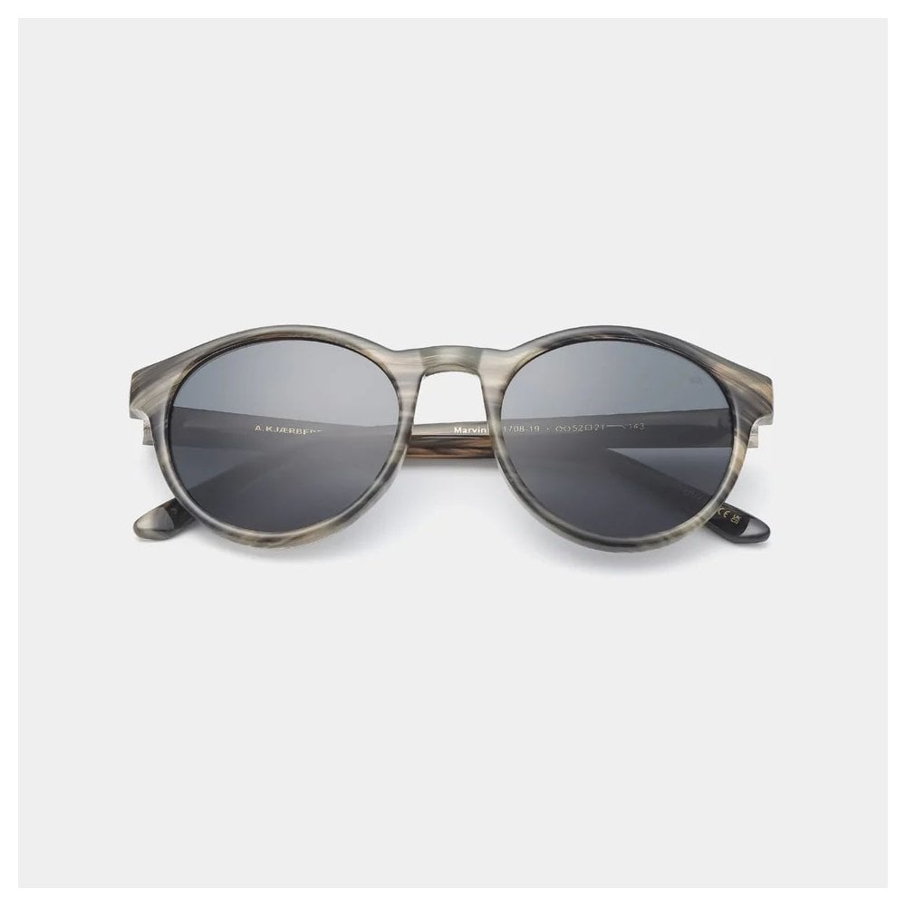 Marvin Sunglasses - Striped Horn