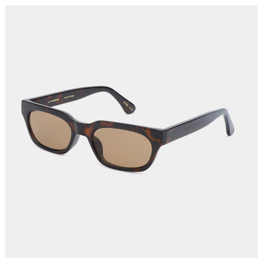 Bror Sunglasses - Demi Tortoise, Brown Lens