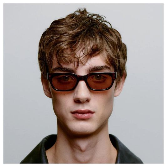 Bror Sunglasses - Demi Tortoise, Brown Lens