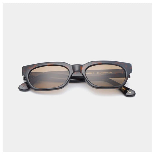 Bror Sunglasses - Demi Tortoise, Brown Lens