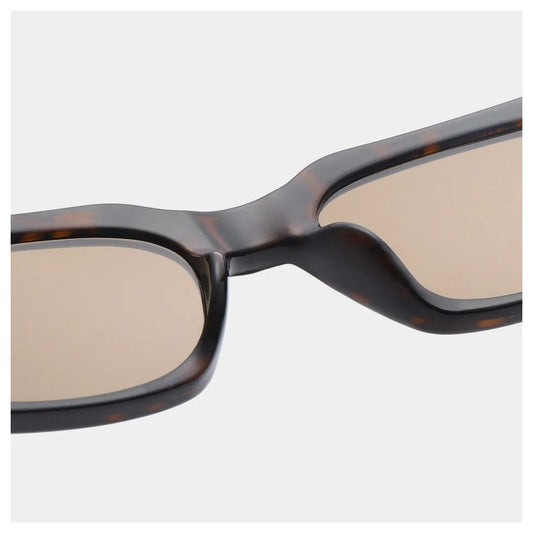 Bror Sunglasses - Demi Tortoise, Brown Lens