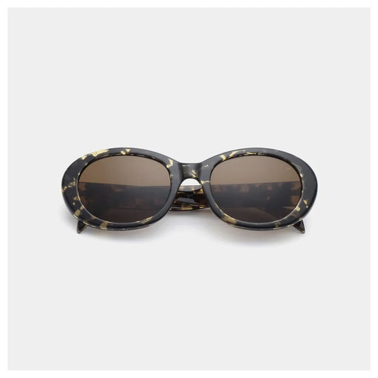 Anma Sunglasses - Black / Yellow Tortoise
