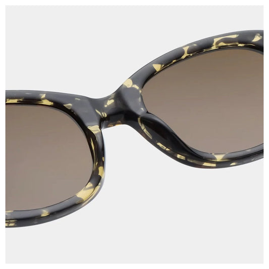 Anma Sunglasses - Black / Yellow Tortoise