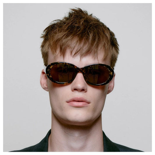 Anma Sunglasses - Black / Yellow Tortoise