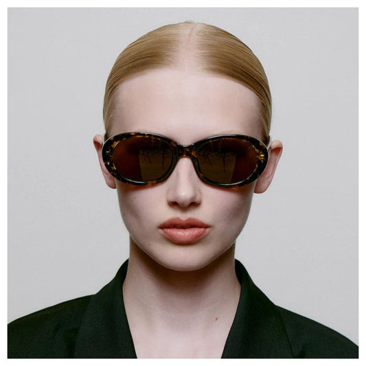 Anma Sunglasses - Black / Yellow Tortoise