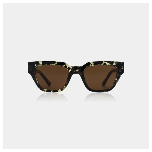 Kaws Sunglasses - Black / Yellow Tortoise