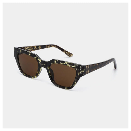 Kaws Sunglasses - Black / Yellow Tortoise