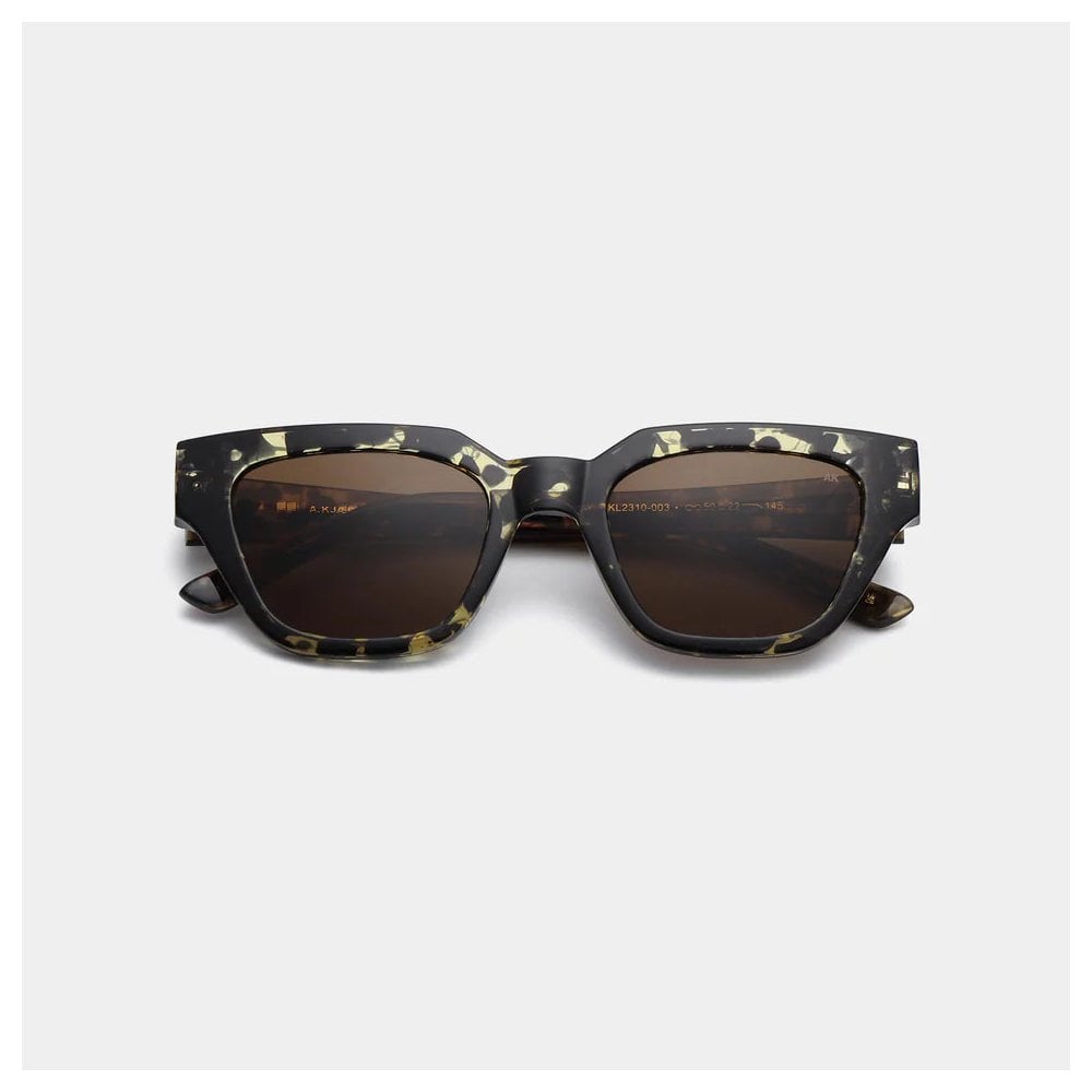 Kaws Sunglasses - Black / Yellow Tortoise