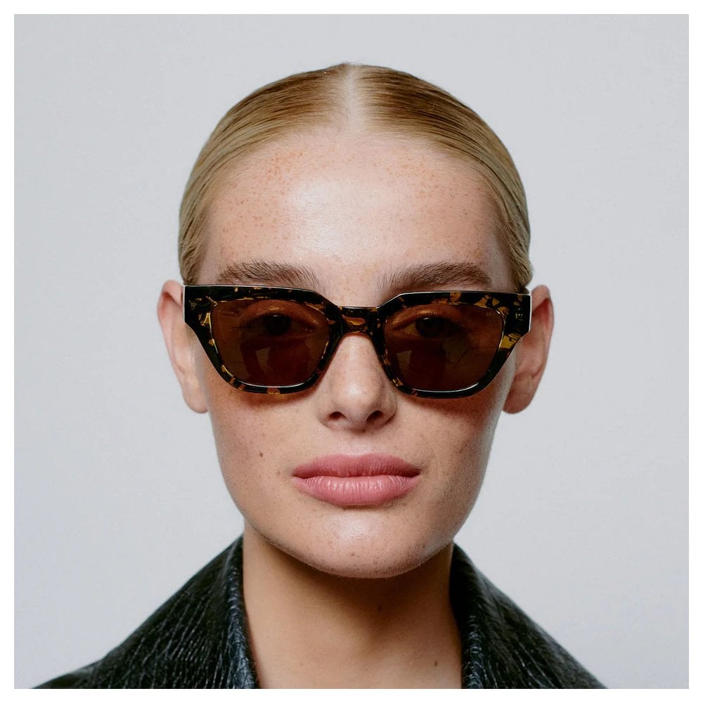 Kaws Sunglasses - Black / Yellow Tortoise