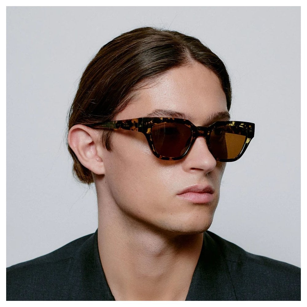 Kaws Sunglasses - Black / Yellow Tortoise