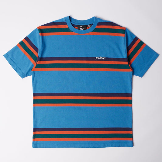 Script Striped T-shirt - Blue