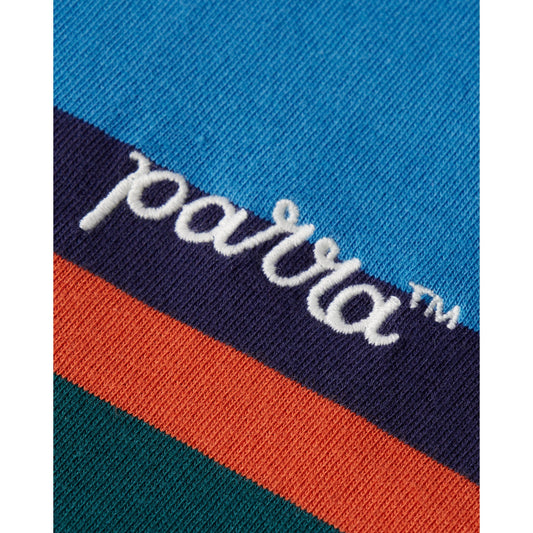 Script Striped T-shirt - Blue