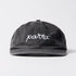 Scripted 6 Panel Hat - Washed Black