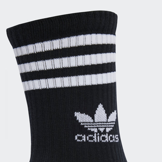 3 Stripe Crew Socks - 10 Pack