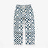 Printed Chef Pant - Teal Checker