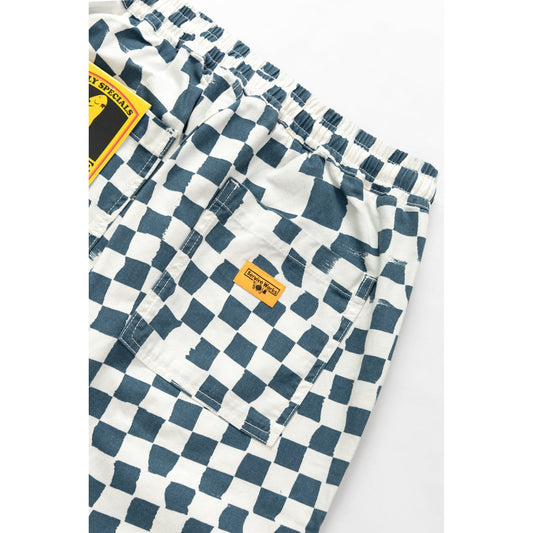 Printed Chef Pant - Teal Checker