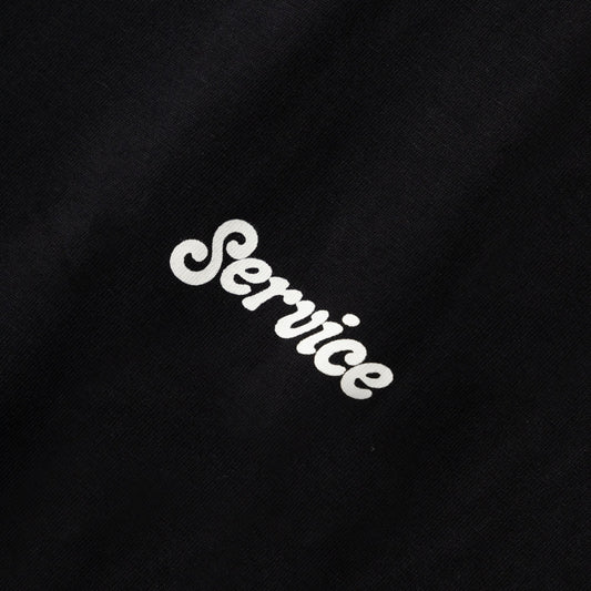 Service Logo Tee - Black
