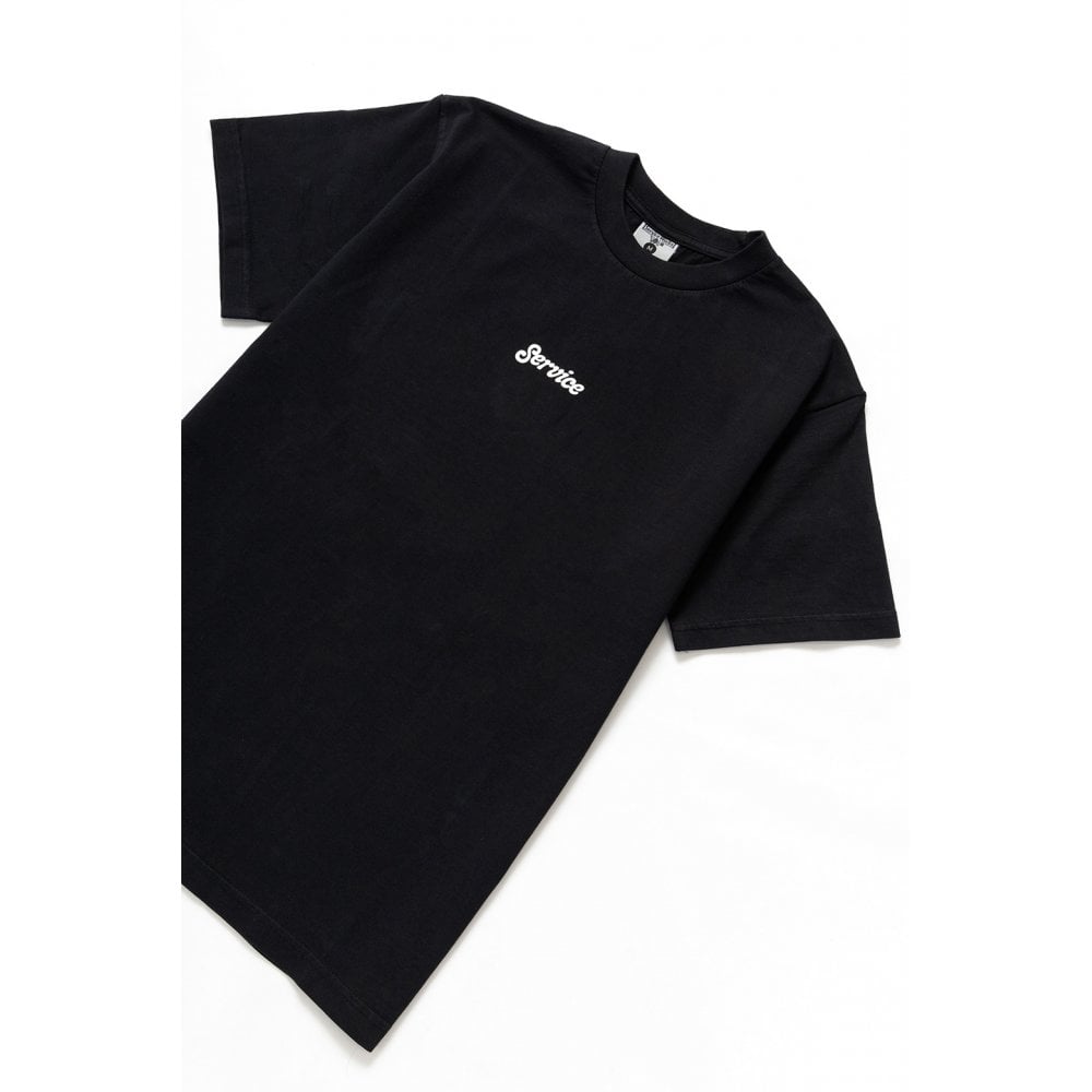 Service Logo Tee - Black