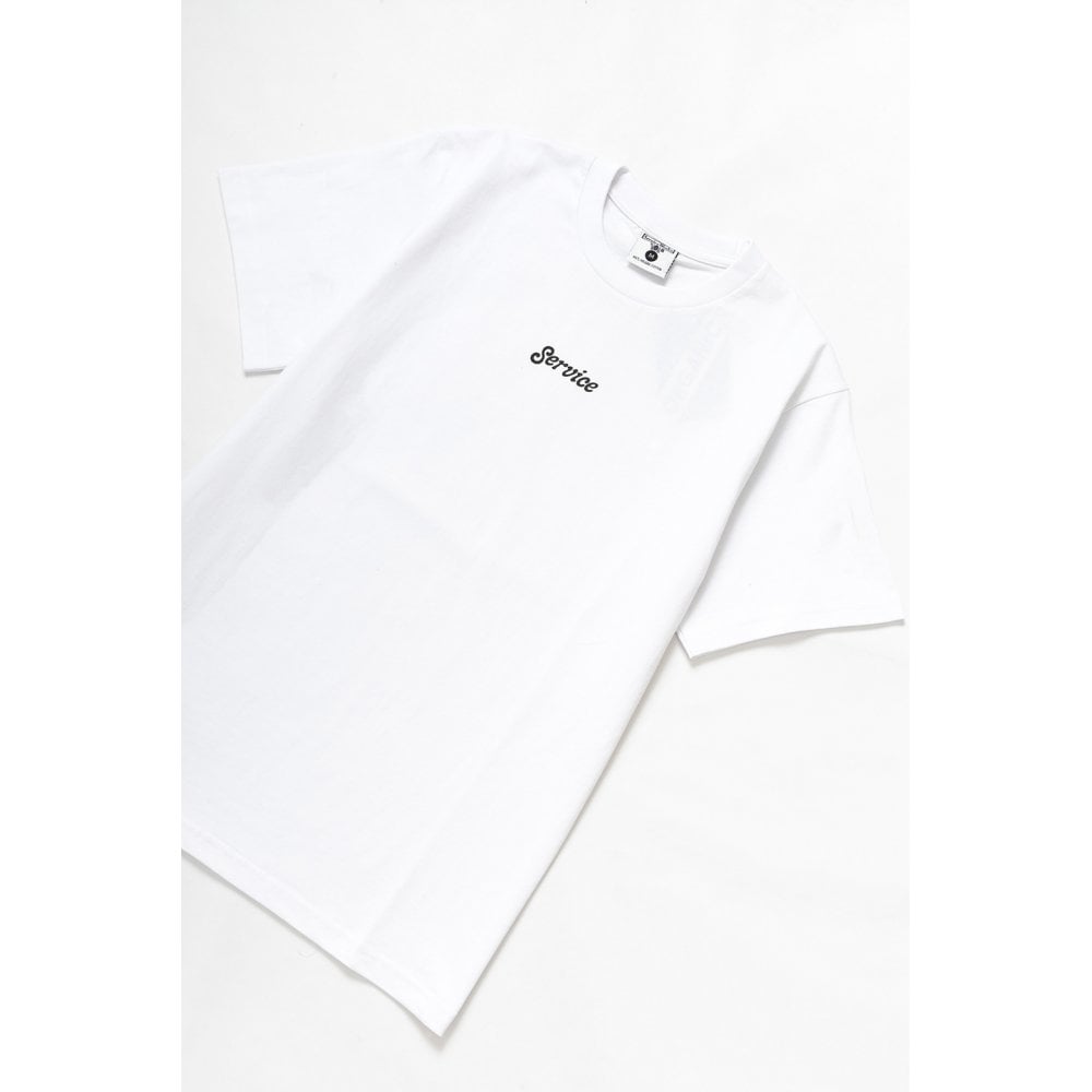 Service Logo Tee - White