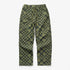 Printed Chef Pant - Olive Checker