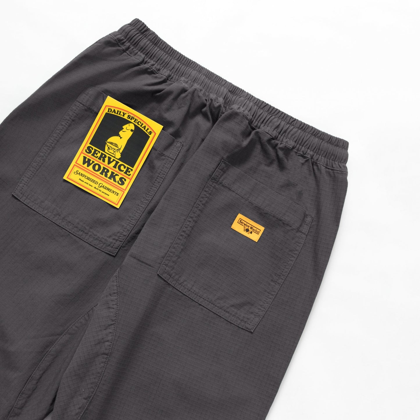 Ripstop Chef Pant - Washed Black