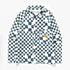 Drill Printed Front of House Jacket - Teal Checker