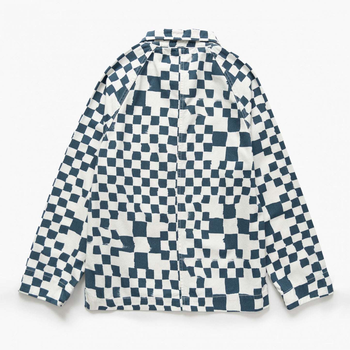Drill Printed Front of House Jacket - Teal Checker
