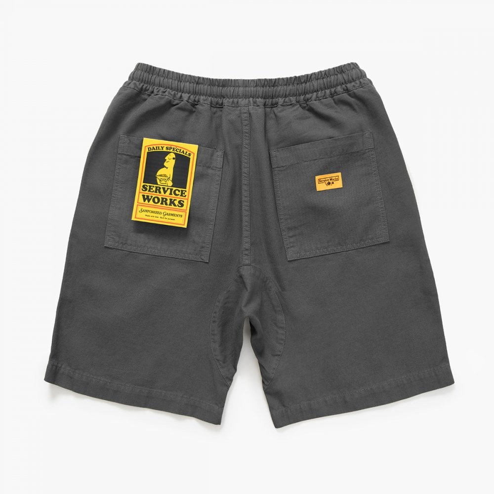 Canvas Chef Shorts - Grey