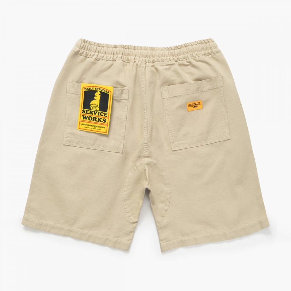 Canvas Chef Shorts - Khaki
