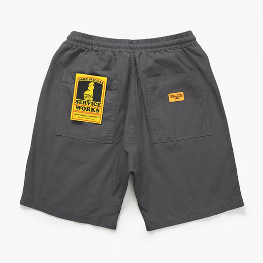 Ripstop Chef Short - Washed Black