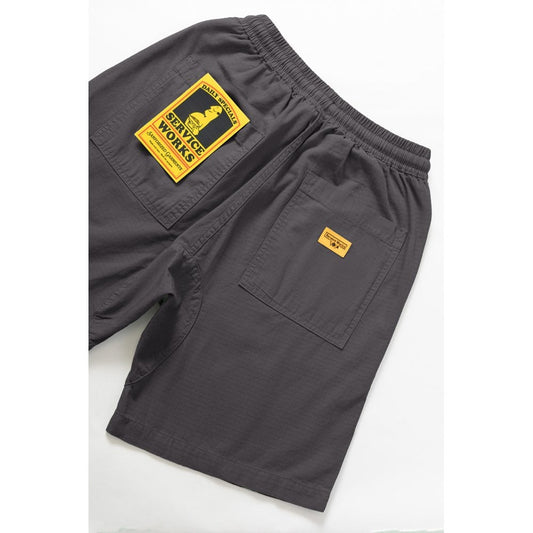 Ripstop Chef Short - Washed Black