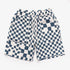 Printed Chef Short - Teal Checker