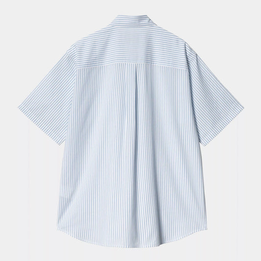 S/S Phelps Shirt Phelps Stripe, Bluebird