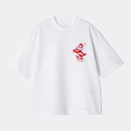 Women's W' S/S Home Run T-shirt - White