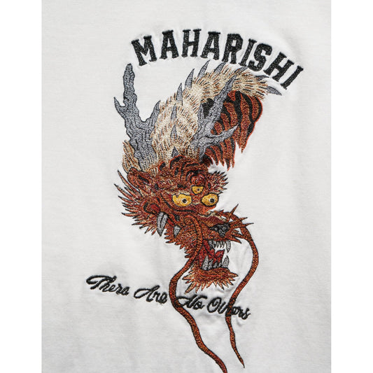 6100 Tour Tiger Dragon T-shirt - White