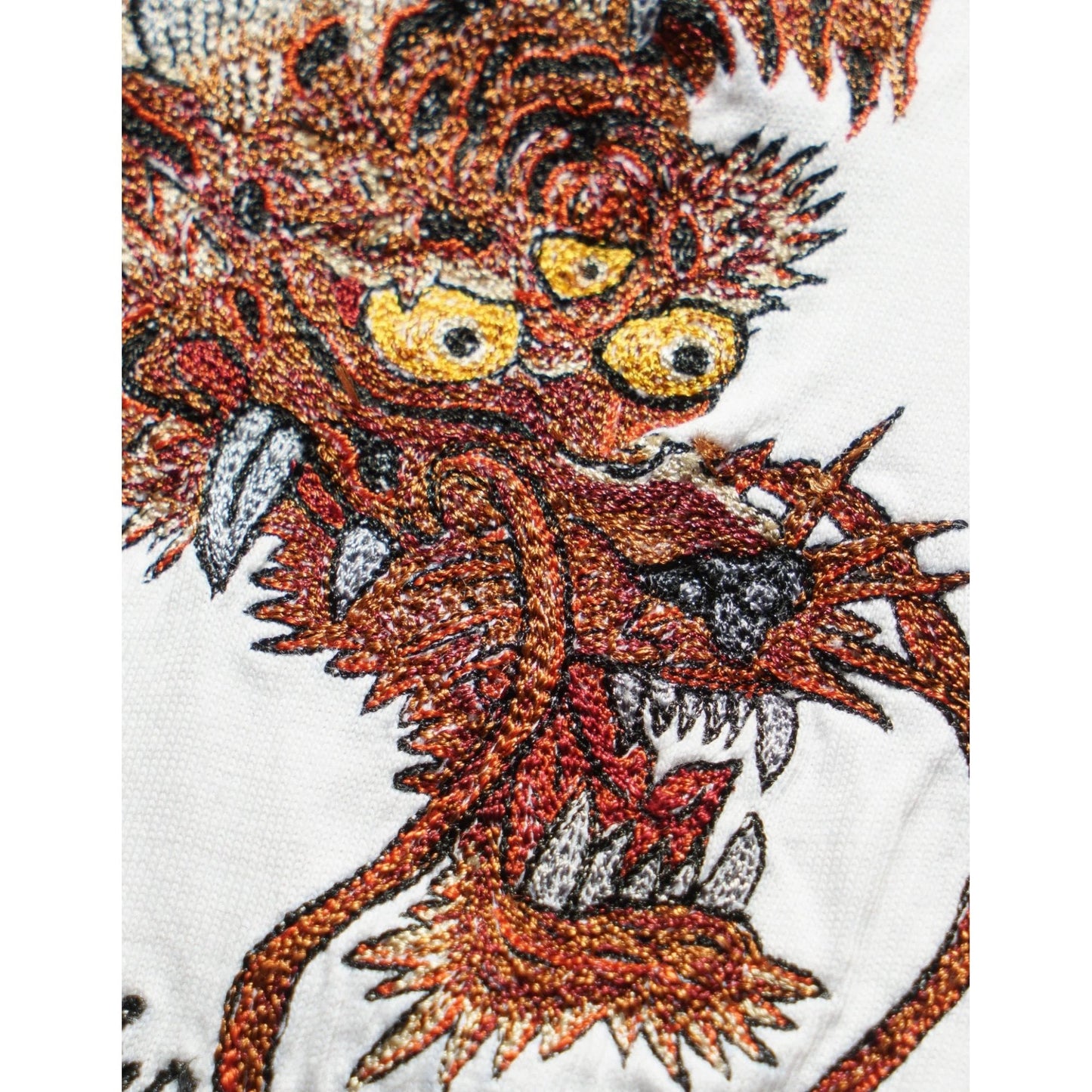 6100 Tour Tiger Dragon T-shirt - White