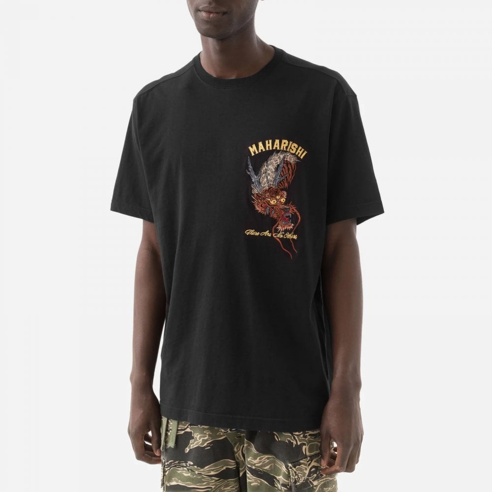 6100 Tour Tiger Dragon T-shirt - Black