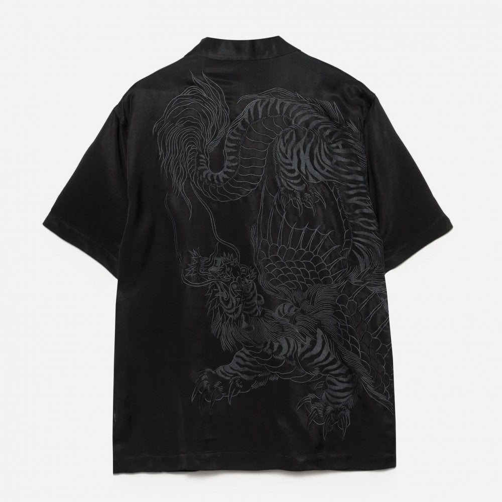 6098 Tiger Dragon Camp Collar Shirt