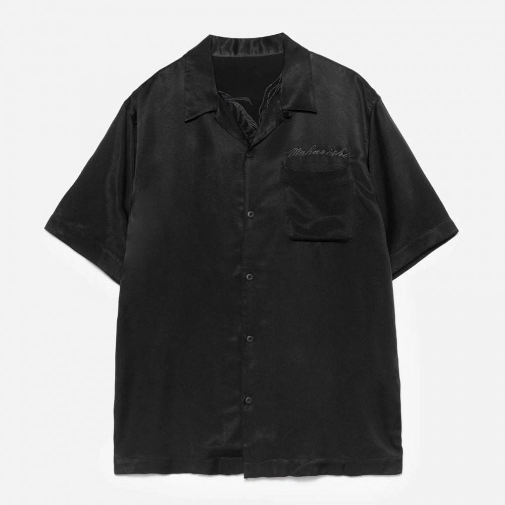 6098 Tiger Dragon Camp Collar Shirt