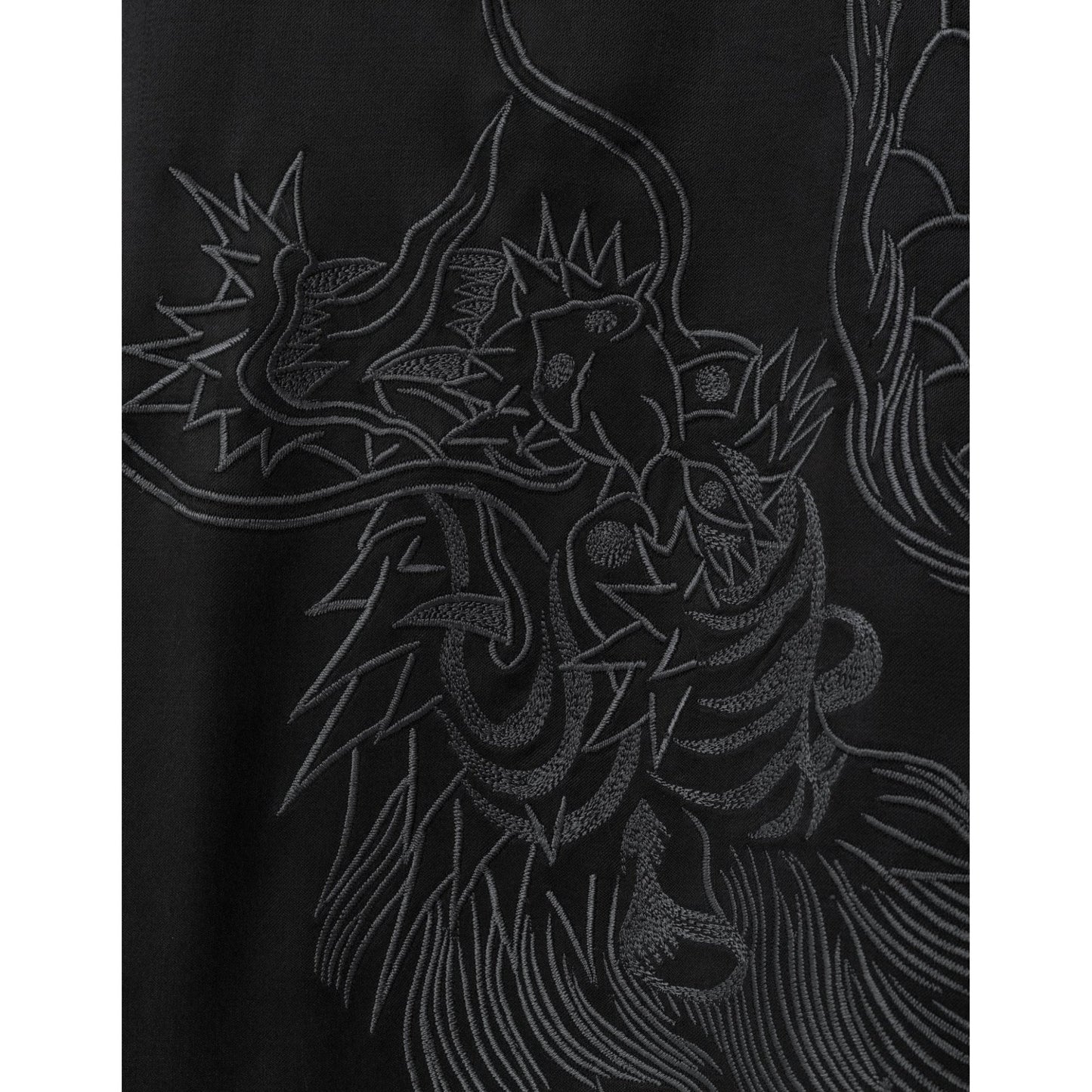 6098 Tiger Dragon Camp Collar Shirt
