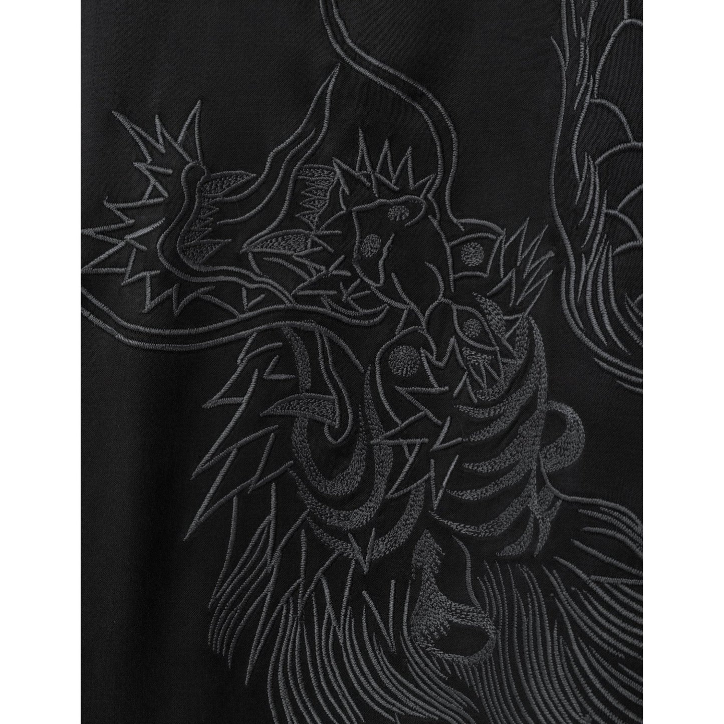 6098 Tiger Dragon Camp Collar Shirt