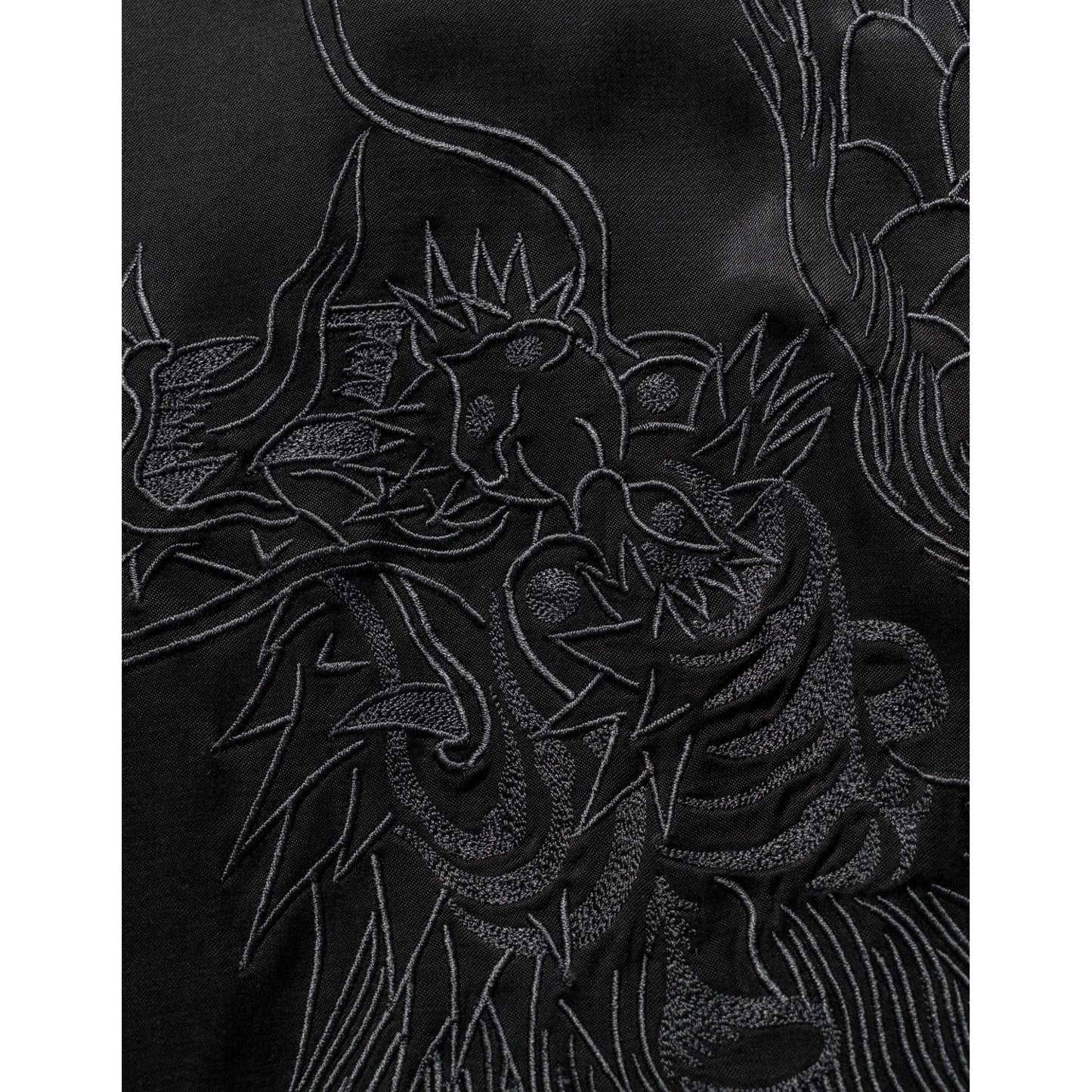 6098 Tiger Dragon Camp Collar Shirt