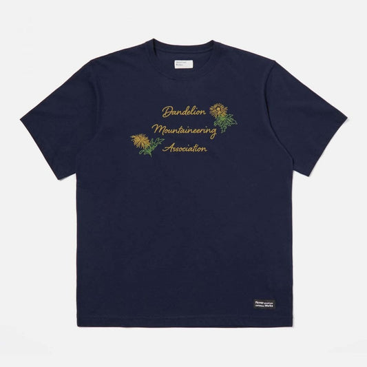 Flower Mountain X Universal Works Tee - Navy