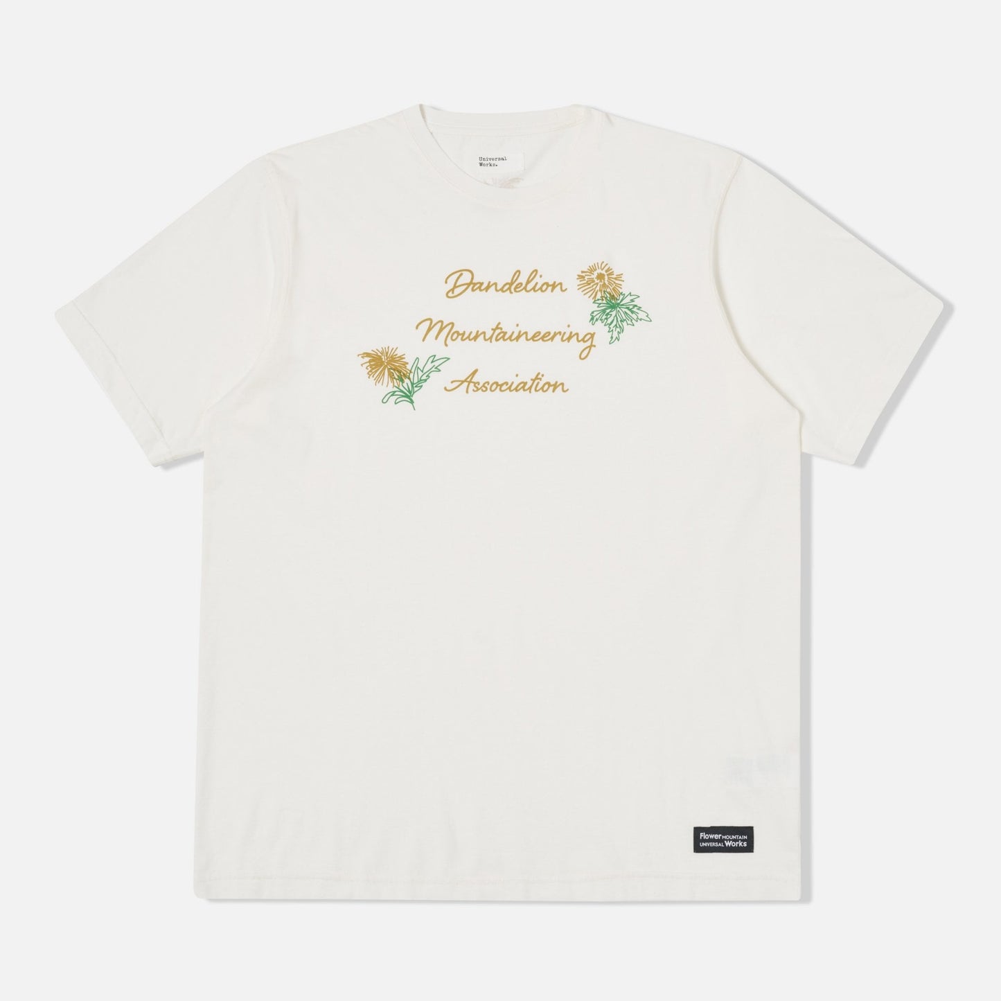 Flower Mountain X Universal Works Tee - Ecru