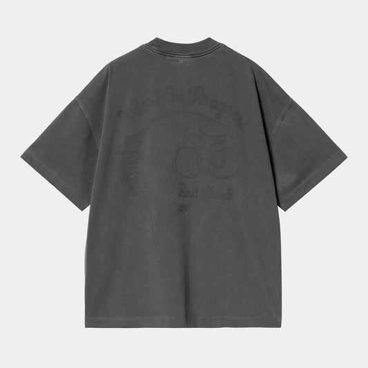 S/S Bait Shack T-shirt - Black (garment dyed)
