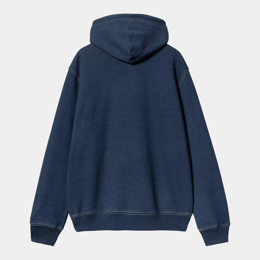 Hooded Ingo Sweat - Dark Blue (garment dyed)
