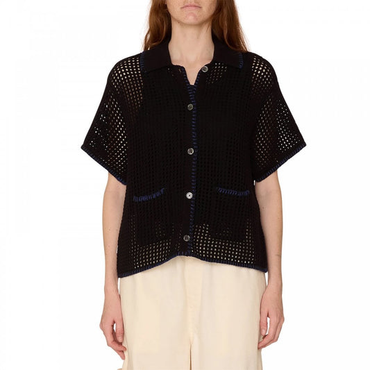 Women's Pilar Crochet S/S Cardigan